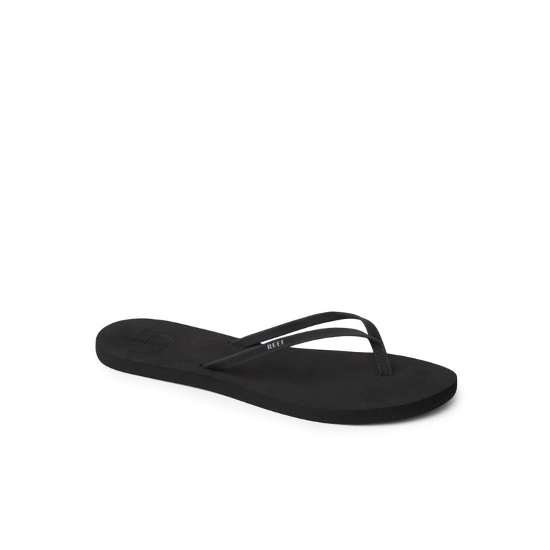Reef Bliss Nights Womens Flip Flop, Super Lightweight and Soft Footbed, Thin Strap Beach Sandal, Black, 11 - Image 4